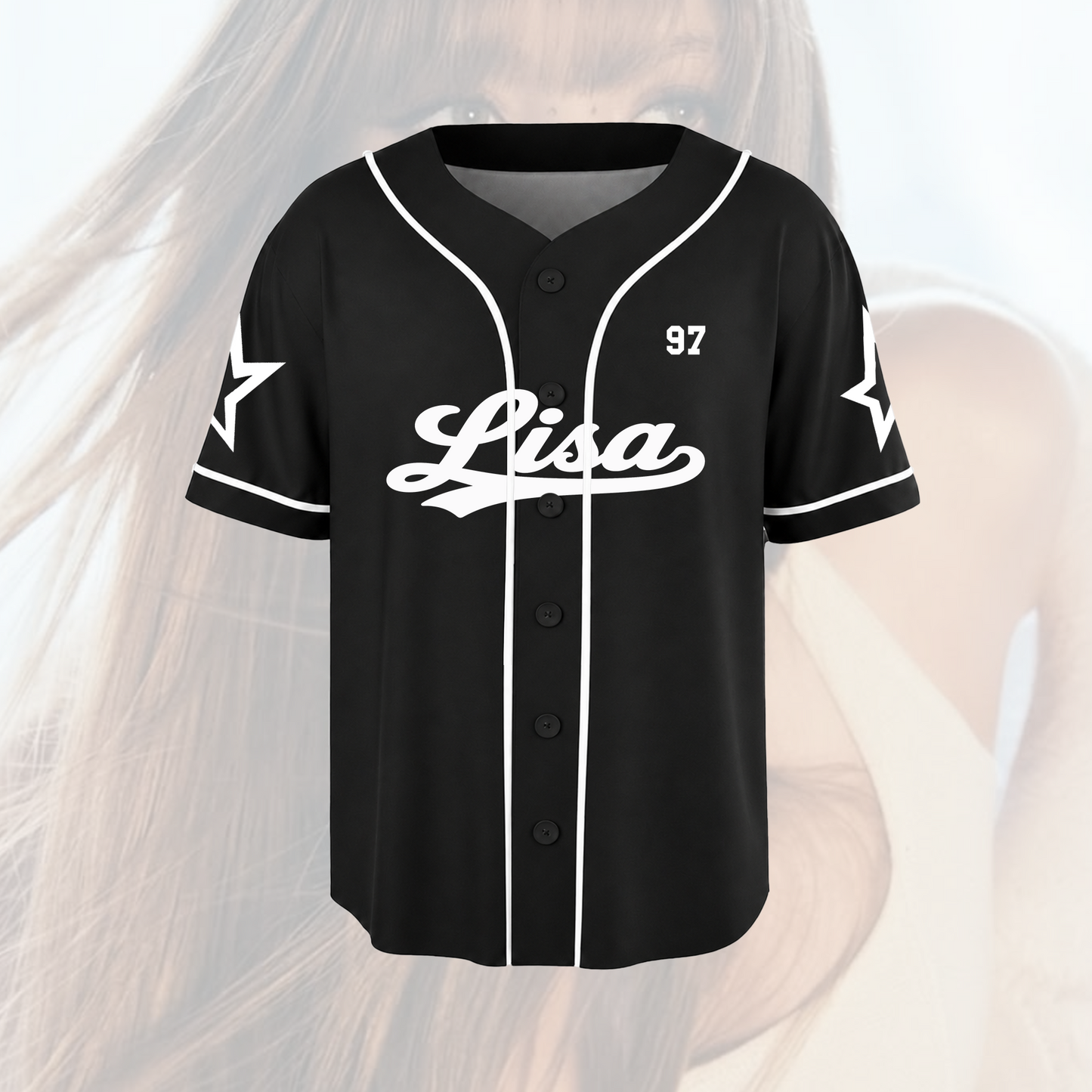 Style Lisa Sawasdee ka Jersey Blackpink Lilies 97 Shirt