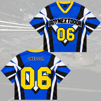Epic BOYNEXTDOOR Knock On World Tour Sporty Mix Mesh Jersey For Onedoor