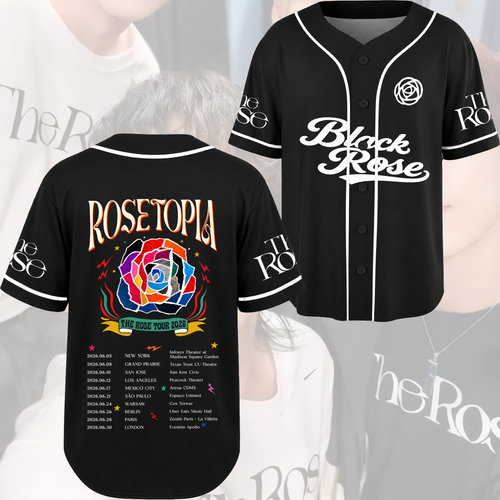 The Rose Rosetopia 2026 World Tour Baseball Jersey Gift For Fans