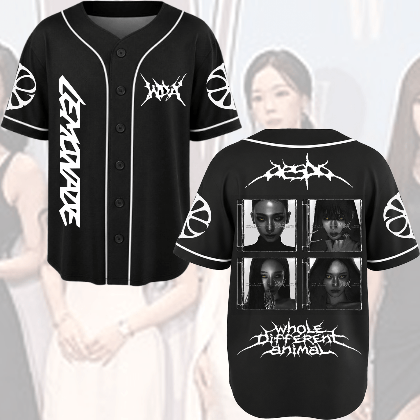 Aespa Mutant Lemonade Album Baseball Jersey Fan Edition