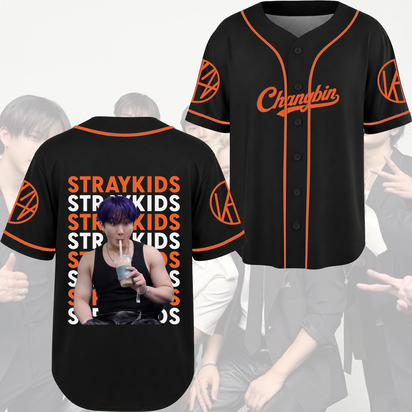Stray Kids Dynamic Meme Concept Baseball Jersey STAY Aesthetic Humor Gifts For Fans