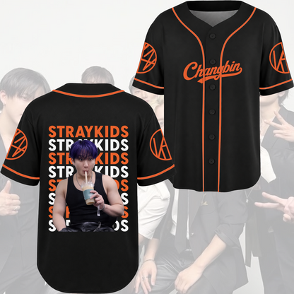 Stray Kids Dynamic Meme Concept Baseball Jersey STAY Aesthetic Humor Gifts For Fans