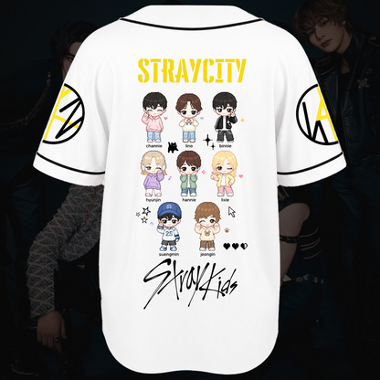 Boom Stray Kids Straycity Concert Baseball Jersey Gift For Fans
