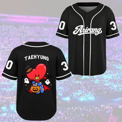 Arirang Army Club All Members Spooky Halloween Baseball Jersey For Bias