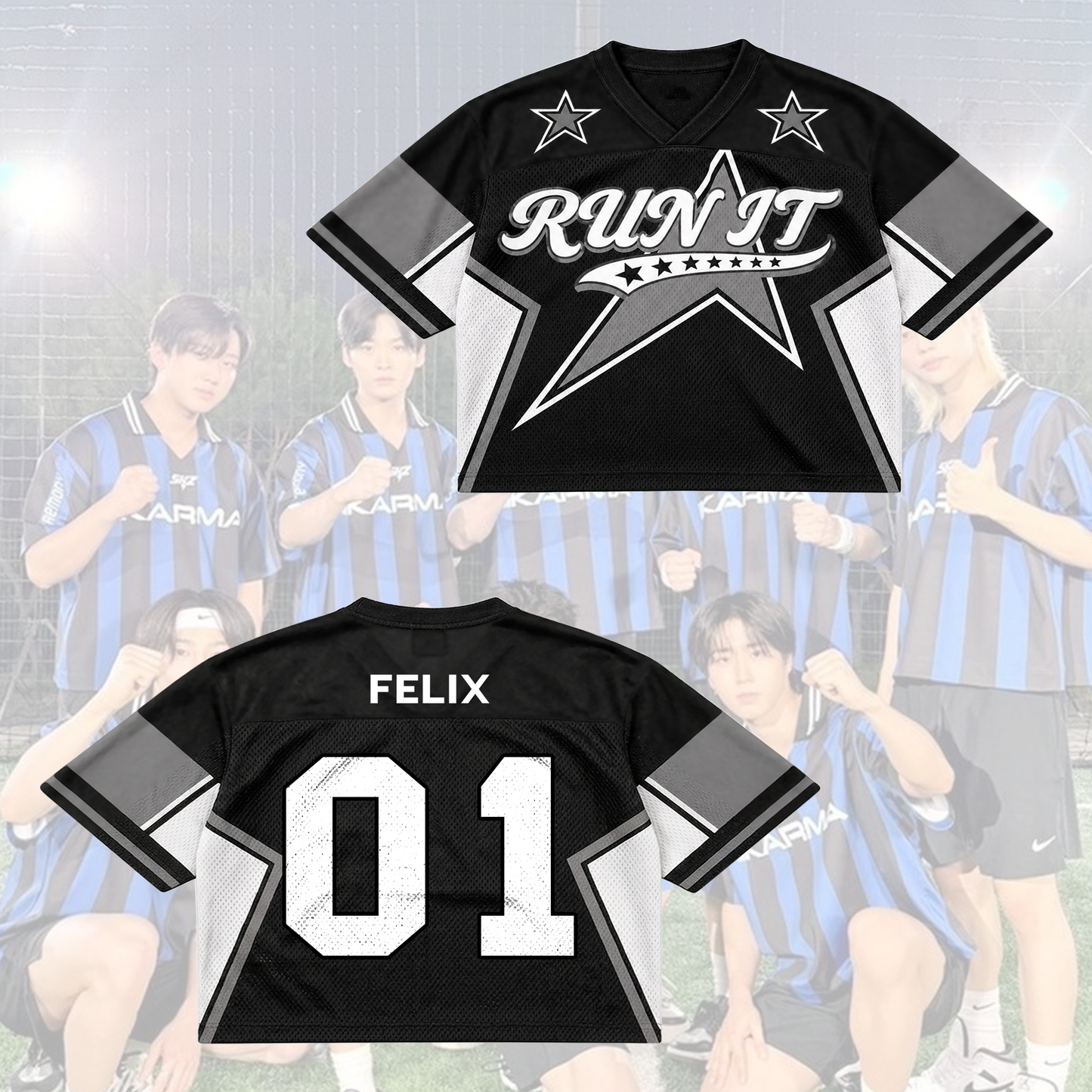 Stray Kids This & That Album Jersey Run It Merch Gift for STAY