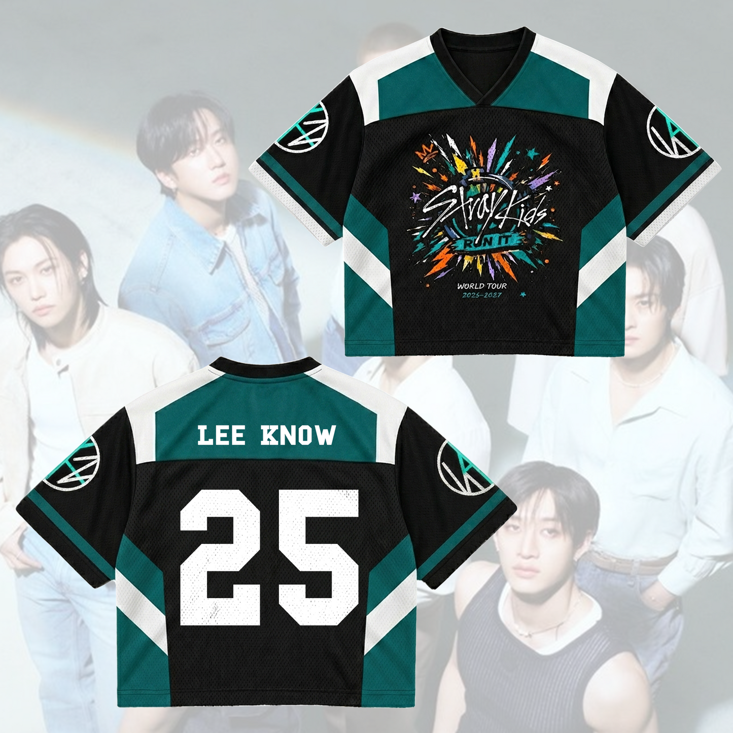 Stray Kids This & That Comeback Mixed Mesh Jersey Run It Gifts For Fans