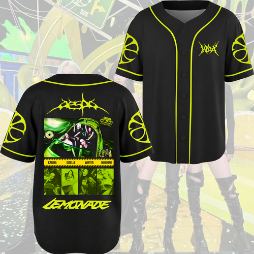 WDA Aespa Lemonade Concert Baseball Jersey Gifts For MY