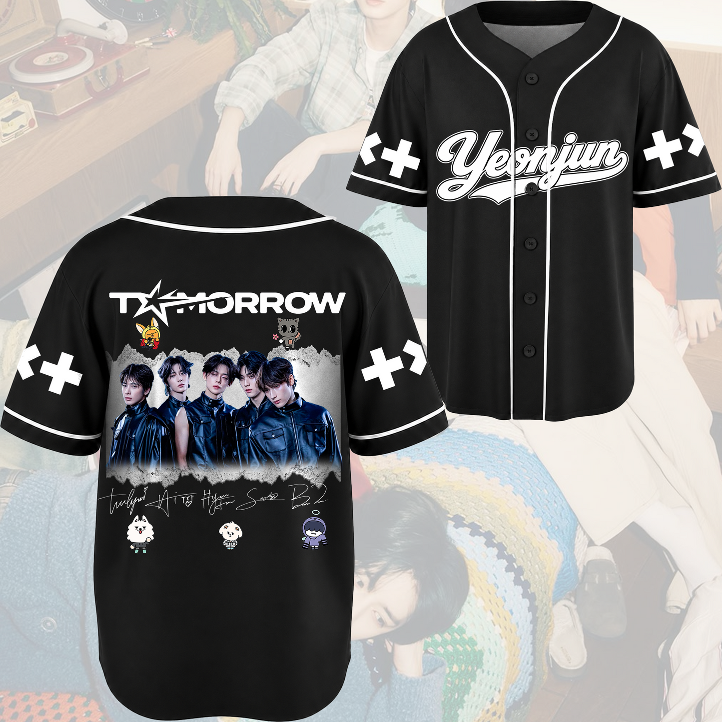 TXT Tomorrow Signature Baseball Jersey Fan Edition