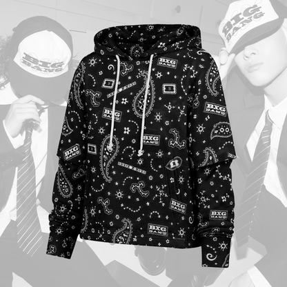 Edgy BIGBANG Shortstop Hoodie XX Cosmos Tour Fan Gifts