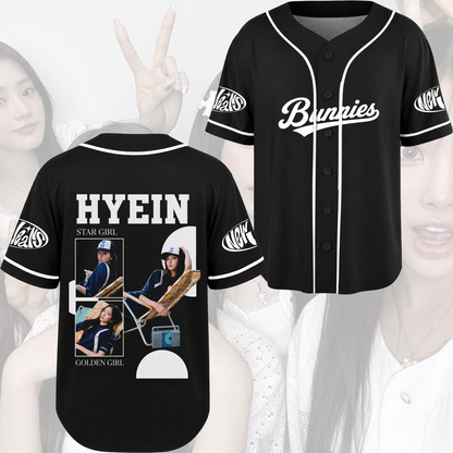 Aesthetic NewJeans It Girl Baseball Jersey Retro Fan Merch