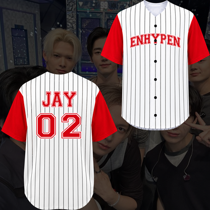 Enhypen Uniform Blood Saga Baseball Jersey Gift For Fans