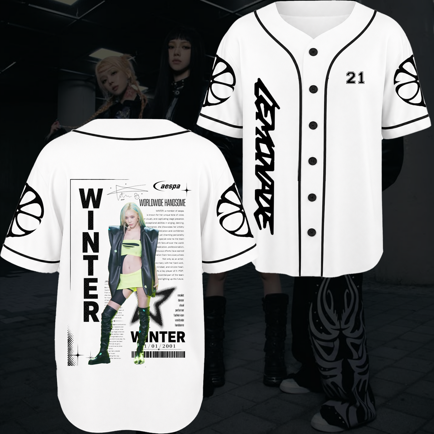 Aespa Chronicles Lemonade Baseball Jersey Gift For Fans