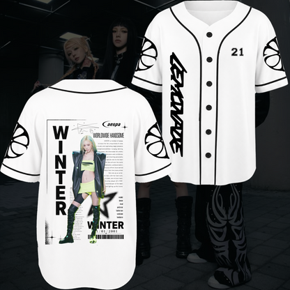 Aespa Chronicles Lemonade Baseball Jersey Gift For Fans