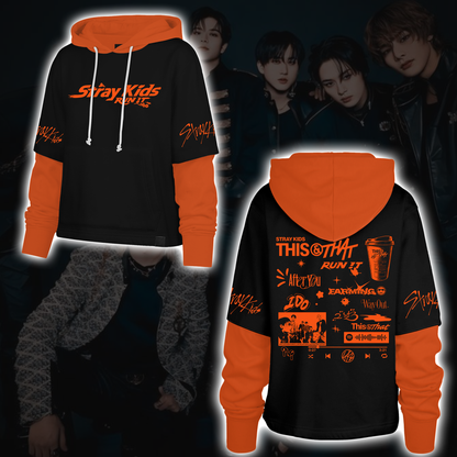 Stray Kids This That Tracklist Shortstop Hoodie Run It Fan Edition