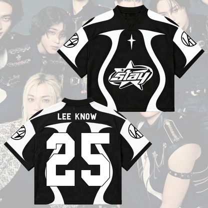Fiery Stay This That Album  Run It World Tour Mixed Mesh Jersey Gift for Fans