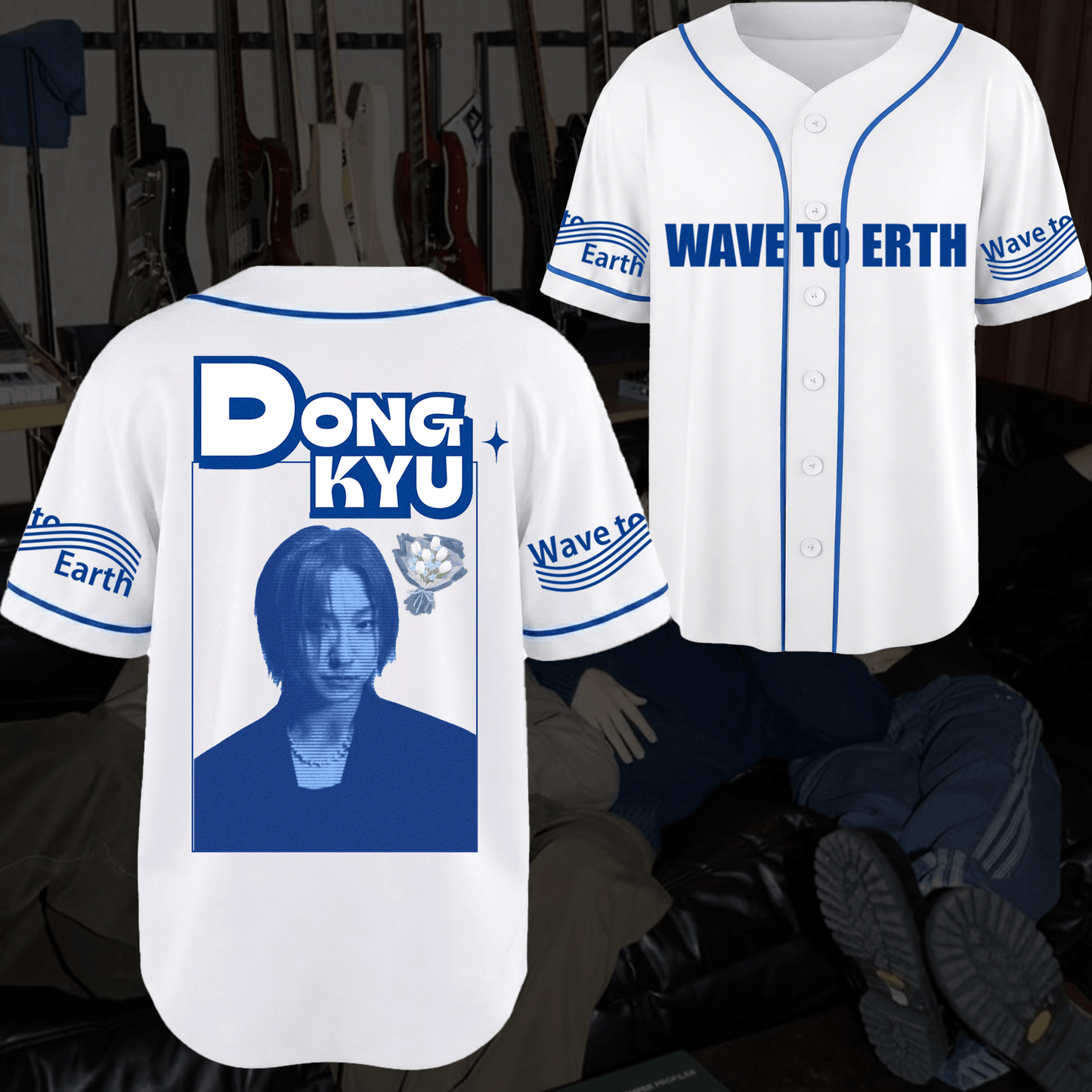 The Pieces Tour World Tour Wave To Earth  Baseball Jersey