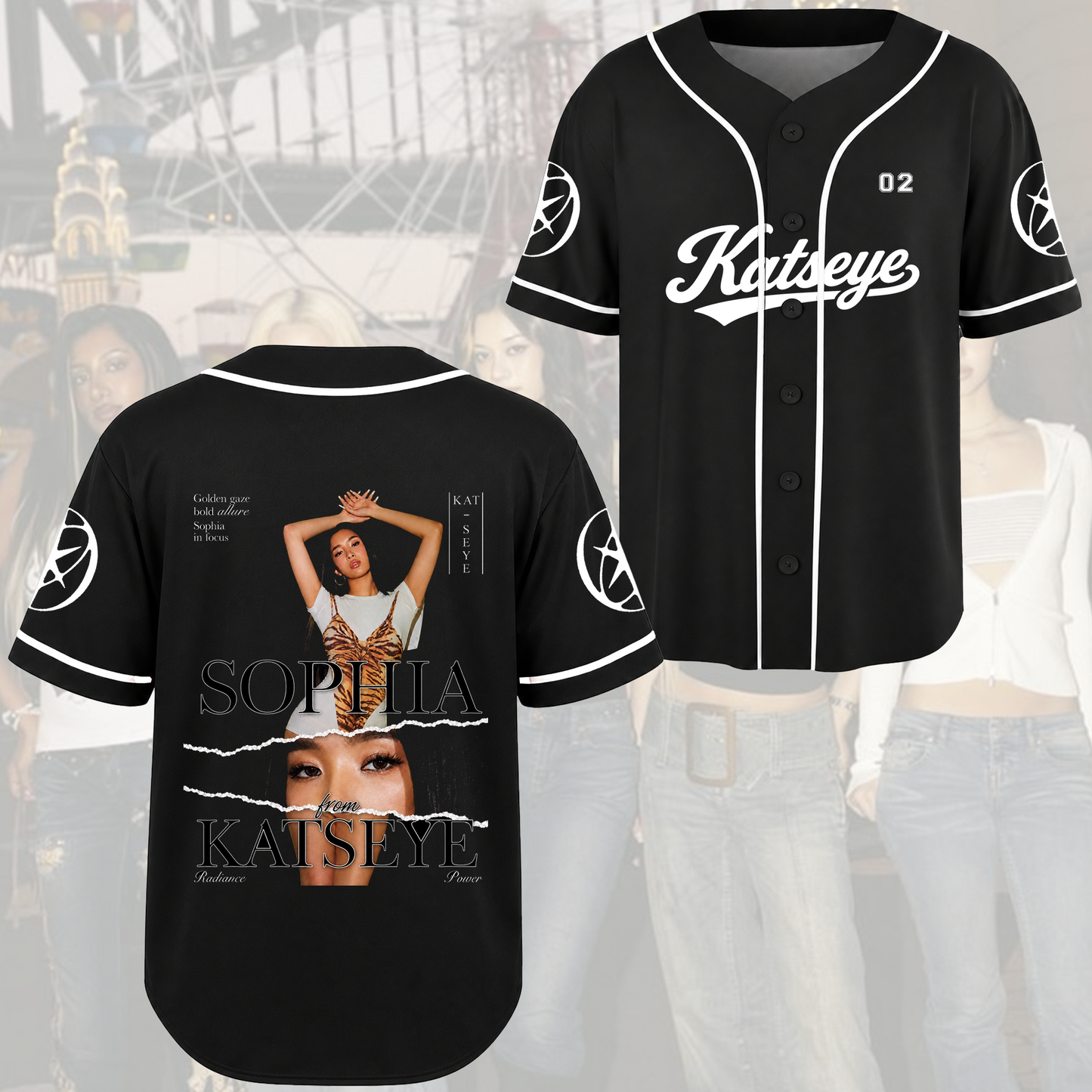 Stylish KATSEYE Baseball Jersey Chic Concert Outfit Gift For Fans