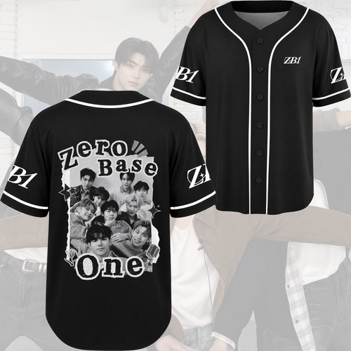Zerobaseone Baseball Jersey ZB1 Streetwear Fan Edition