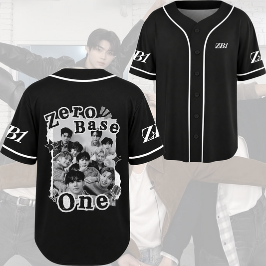 Zerobaseone Baseball Jersey ZB1 Streetwear Fan Edition