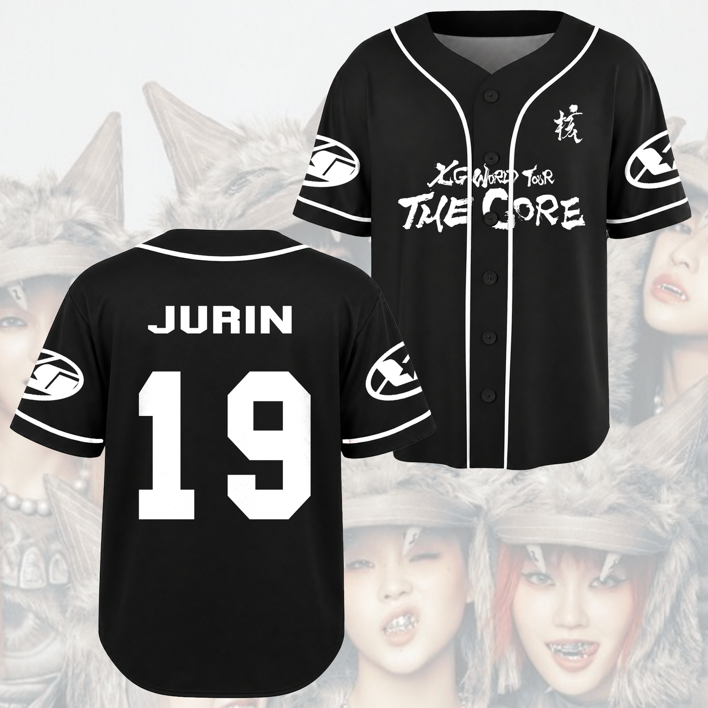 XG Xgene The Core 2026 Tour Baseball Jersey Gift For Fans