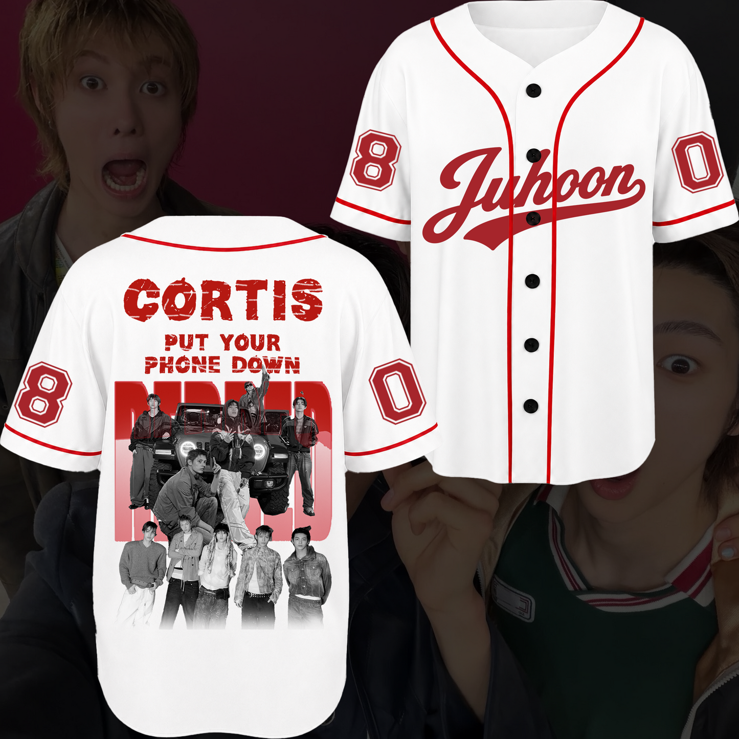 Blazing Cortis Put Your Phone Down Tour Baseball Jersey Gift For Fans