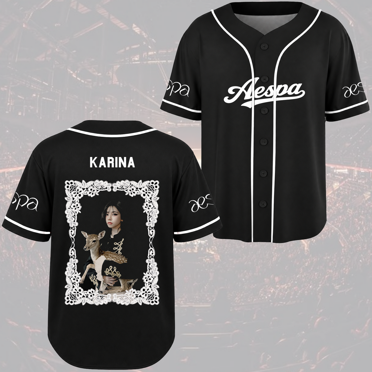 Aespa Visual Baseballtrikot 2026 Tour Konzert Outfit Fan-Merch