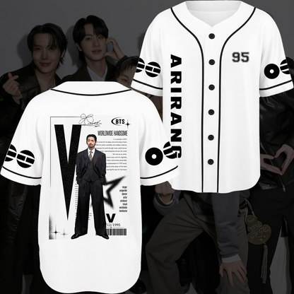 Chronicles Bangtan Arirang World Tour Baseball Jersey Gift For Fans