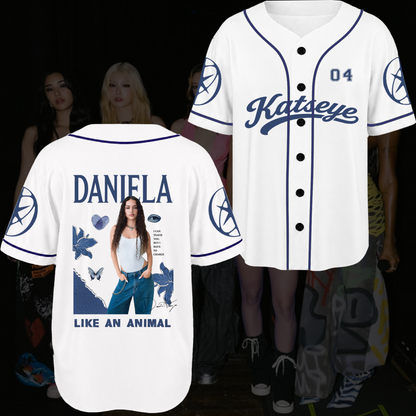 Like An Animal Katseye The Wildworld Tour Baseball Jersey Fan Edtion