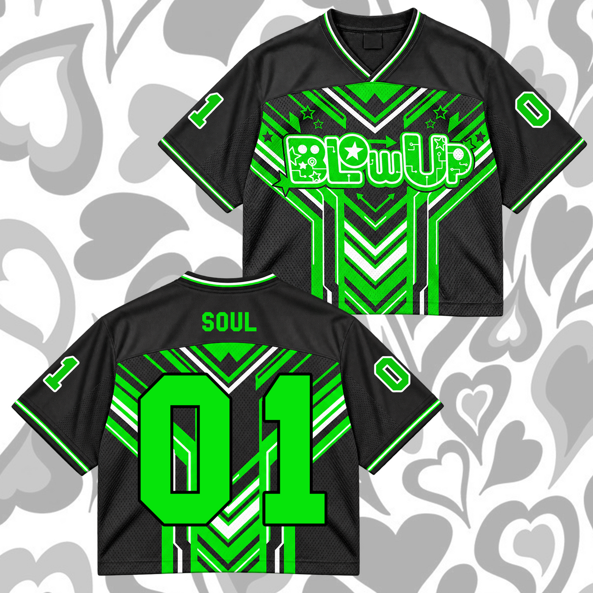 CreepEye Horror Haven P1harmony Mesh-Trikot Fan-Edition