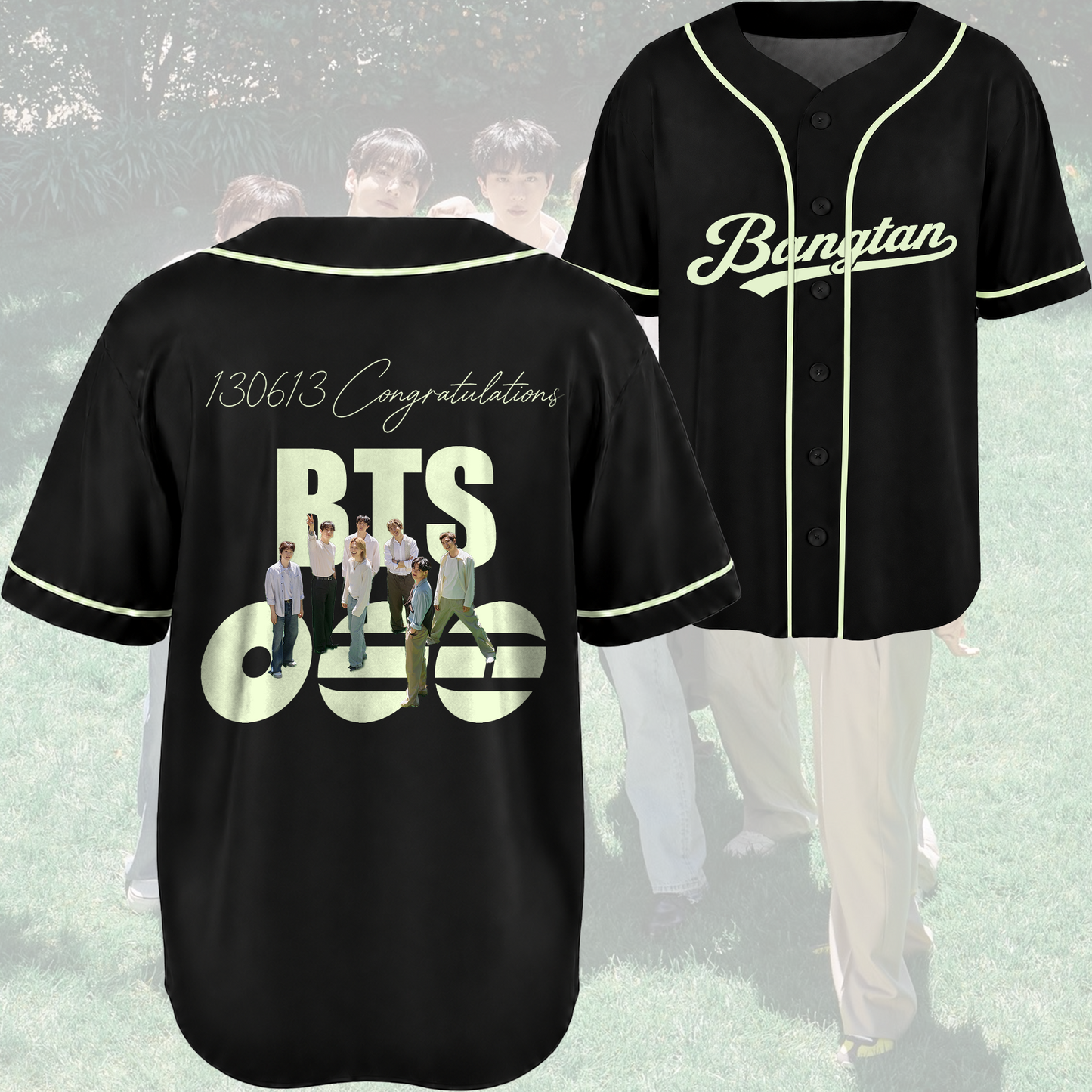 Congratulation BTS Festa Baseball Jersey Gift For Fans