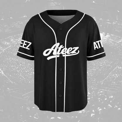 Epic Golden Hour Part 6 ATEEZ 15th Mini Album Baseball Jersey For Atiny