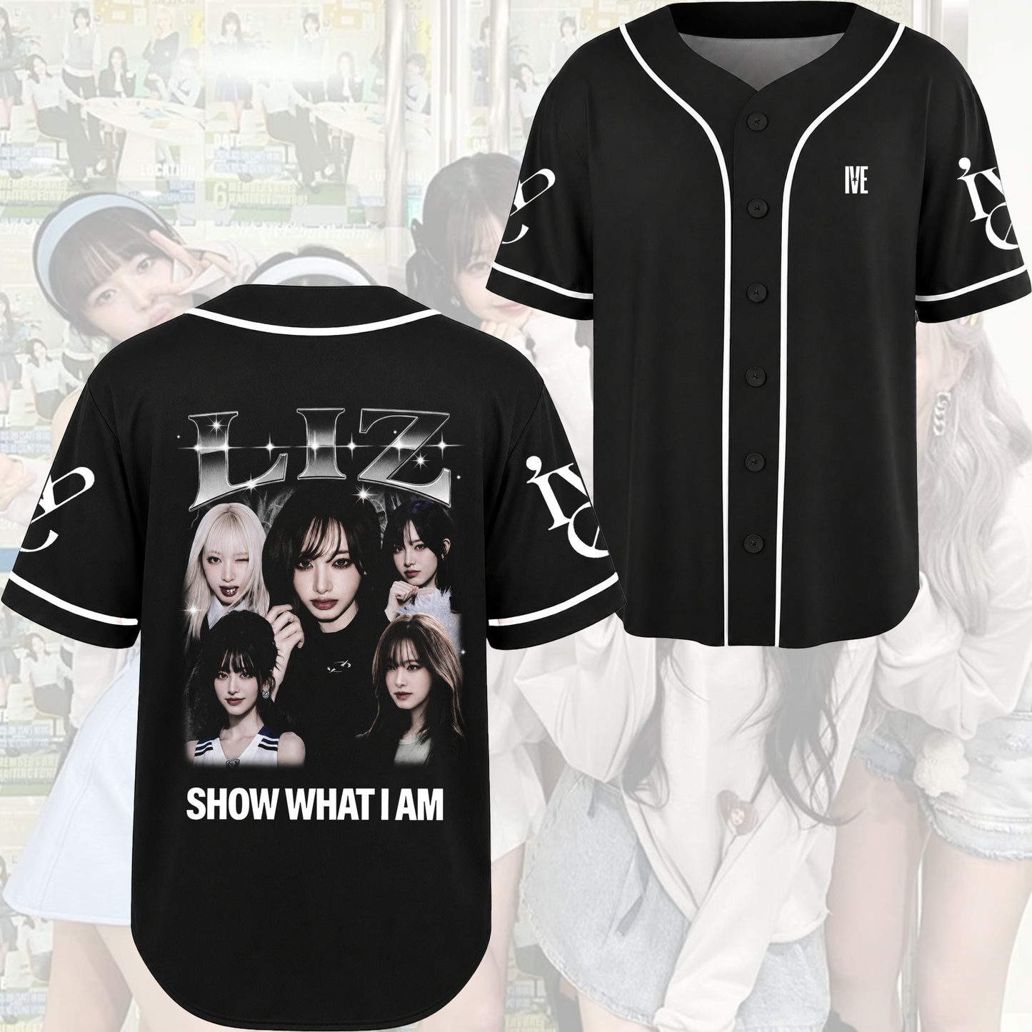 Ive Show What I AM  World Tour 2026 Baseball Jersey Vintage Outfit Fan Edition