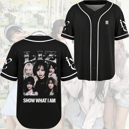 Ive Show What I AM  World Tour 2026 Baseball Jersey Vintage Outfit Fan Edition
