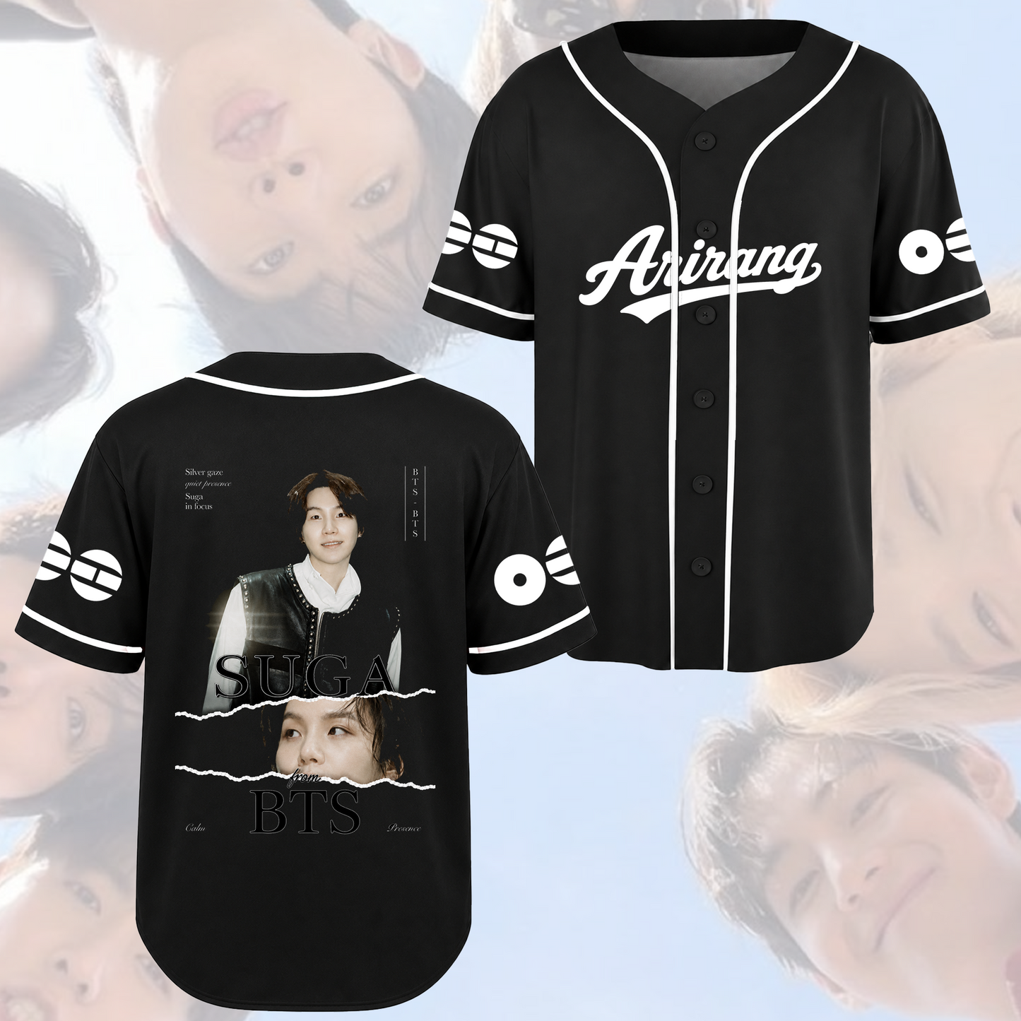 Stylish BTS Arirang World Tour Baseball Jersey Gift For Army