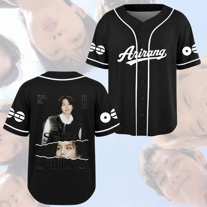 Stylish BTS Arirang World Tour Baseball Jersey Gift For Army