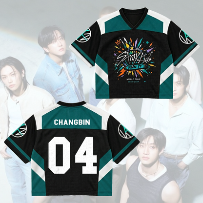 Stray Kids This & That Comeback Mixed Mesh Jersey Run It Gifts For Fans