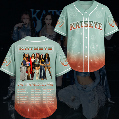 Dream Makers Katseye Wild Album The Wildworld Tour Baseball Jersey