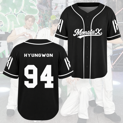 MONSTA X Come Back Baseball Jersey Concert Outfit Gift For Fans