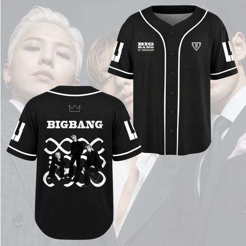 Exclusive BIGBANG XX COSMOS World Tour Baseball Jersey Gift For Fans