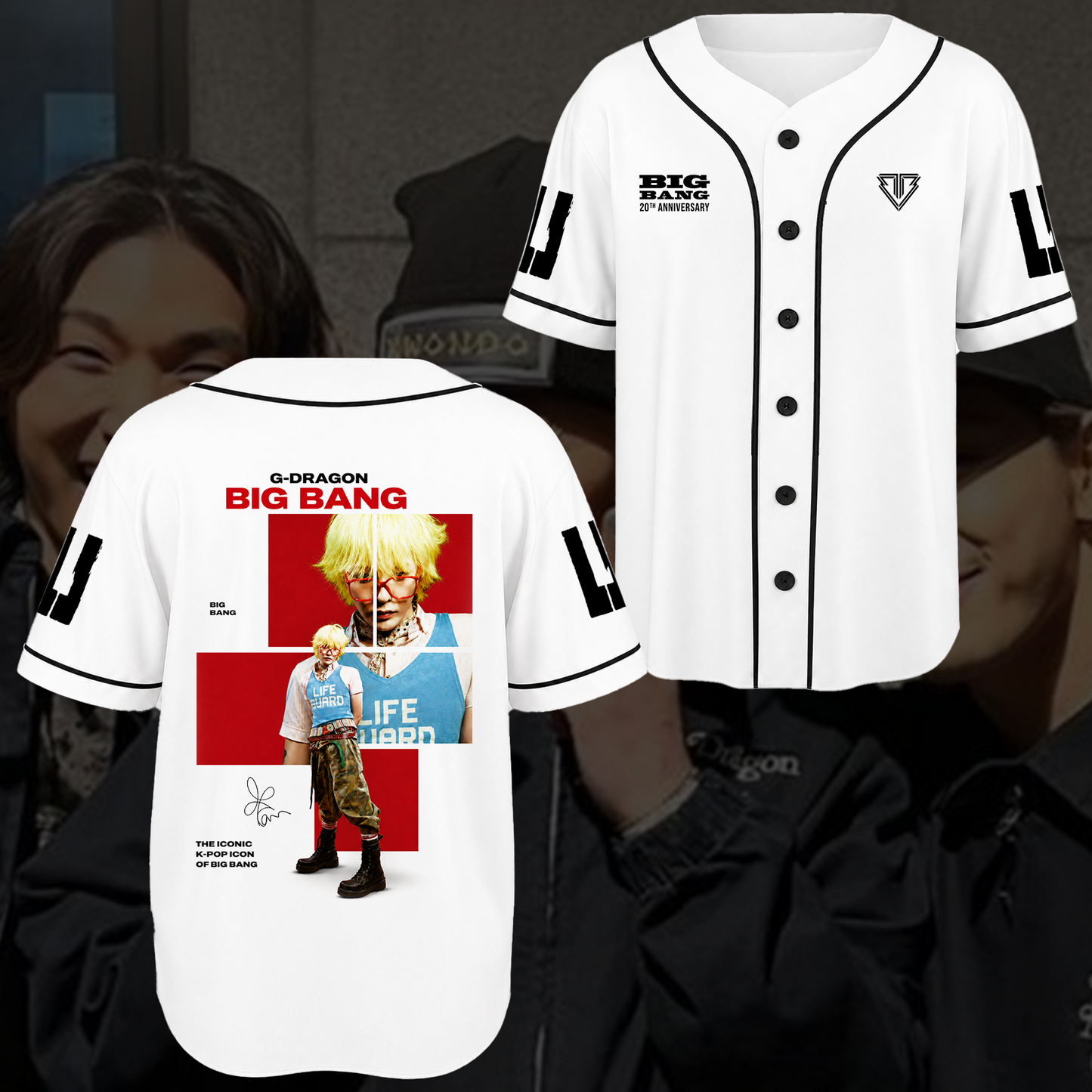 Vintage BIGBANG Cosmos Tour Jersey Shirt Best Gift for Fans