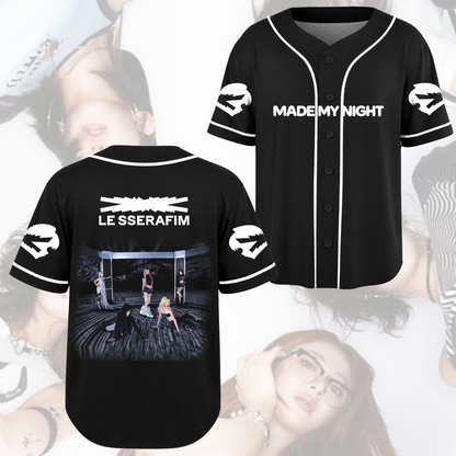 Urban B LE SSERAFIM Pureflow World Tour Jersey Gift for Fearnot Fans