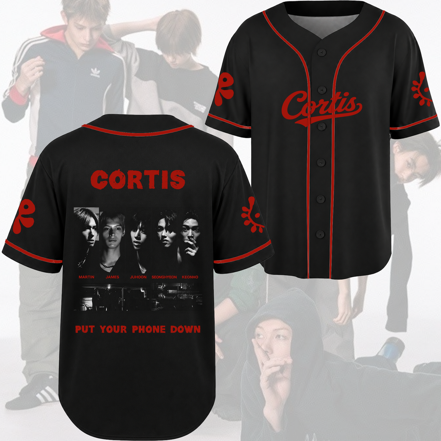 Put Your Phone Down Tour Cortis Baseball Jersey Premium Music Festival Gift For Fans