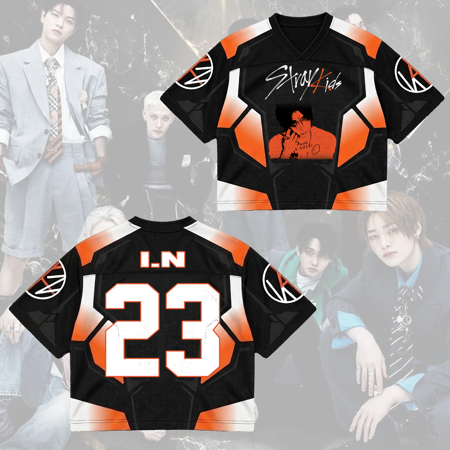 Stray Kids This & That Face Mixed Mesh Jersey Gifts For Stay