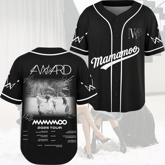 Enigmatic Muse Mamamoo 4ward World Tour Baseball Jersey