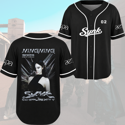 Aespa SYNK Complexity Tour Baseball Jersey Kpop Member Merch Gift For Fans