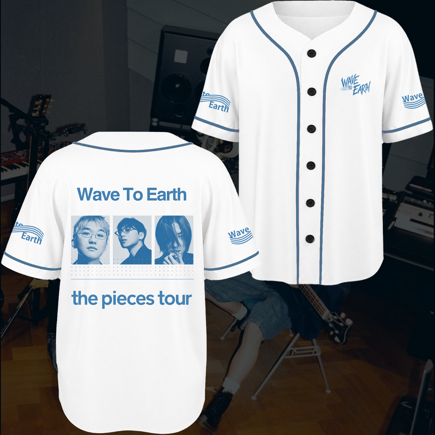 The Pieces Tour Baseball Jersey Wave To Earth Urban Streetwear Merch Gift For Fans