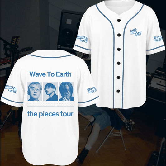 The Pieces Tour Baseball Jersey Wave To Earth Urban Streetwear Merch Gift For Fans