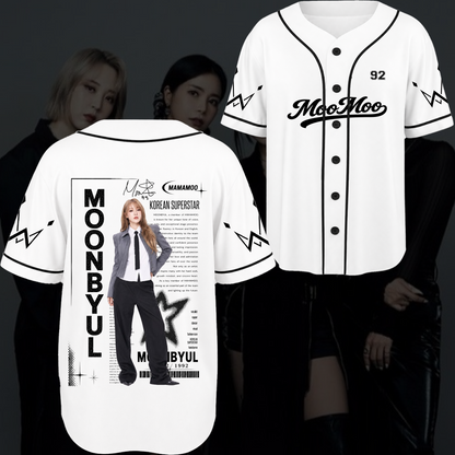 Mamamoo Chronicles Concert Baseball Jersey Gift For Fans
