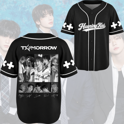 Mega Tomorrow x Together Concert Tour Baseball Jersey Fan Editon