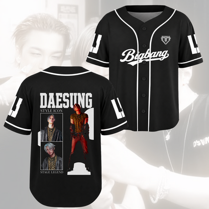 Stylish Big Bang Biiig Baseball Jersey Fan Gift For Fans